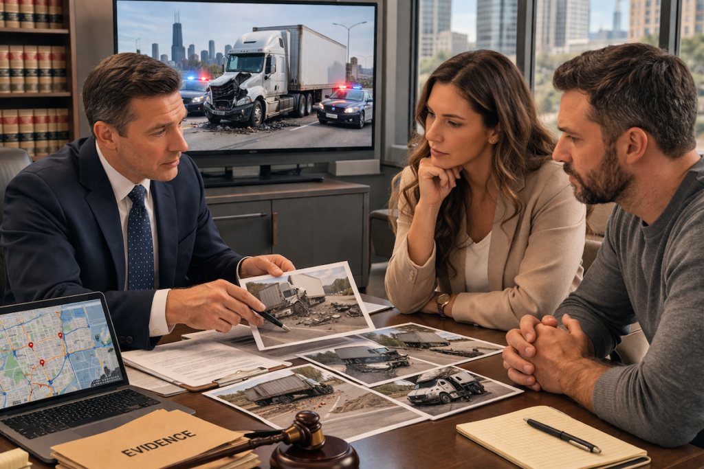 How Do Lawyers Prove Fault in a Chicago Truck Accident?
