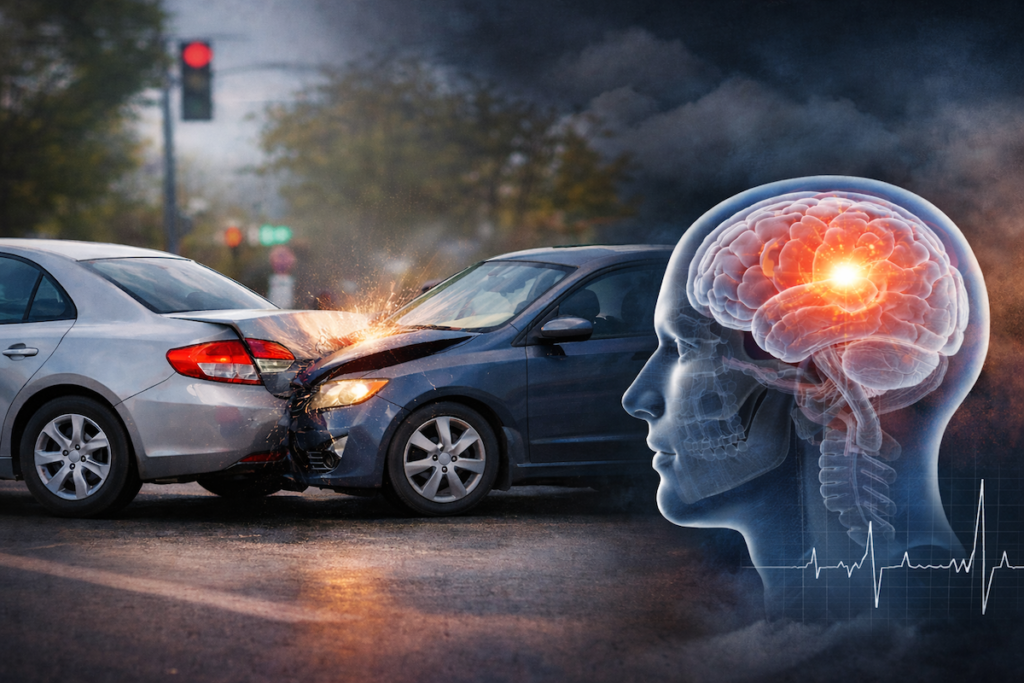 TBI Result From a Low-Impact Car Crash