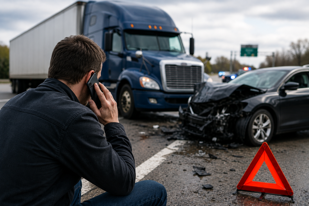 What Should You Do Immediately After a Truck Crash