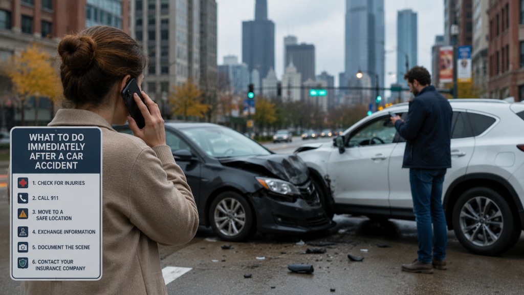 What Should You Do Immediately After a Car Accident in Chicago?