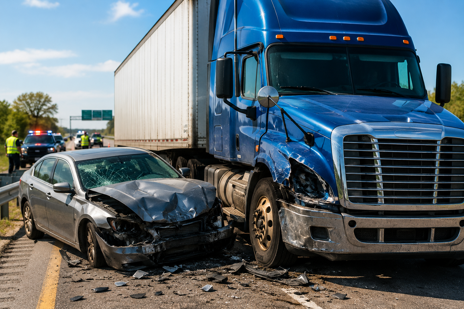 Who Is Liable in a Semi-Truck Accident in Illinois?